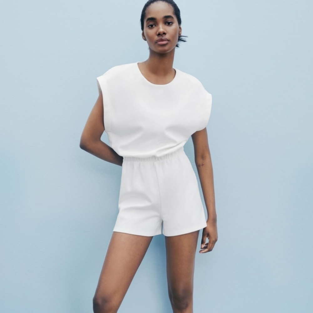 Zara White Romper